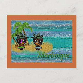 Martinique / Zafè ko sa ki pa la ! Postkarte