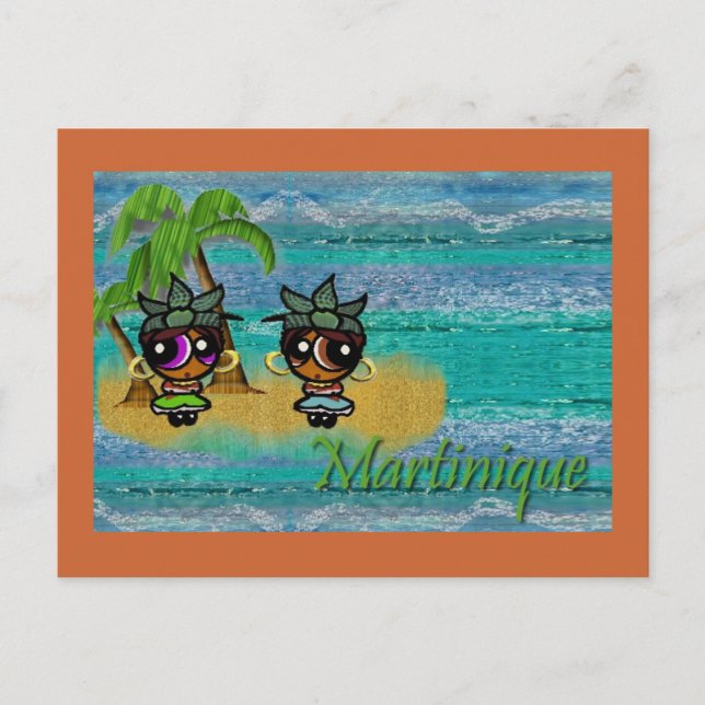Martinique / Zafè ko sa ki pa la ! Postkarte (Vorderseite)