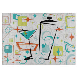 Martinis ein Gehen-Gehen Glasschneiden-Brett Schneidebrett