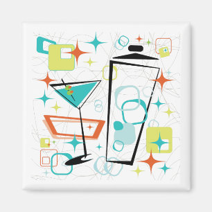 Martinis Go-Go-Magnet Magnet