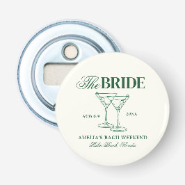 Martinis & Matrimony Bachelorette Flaschenöffner