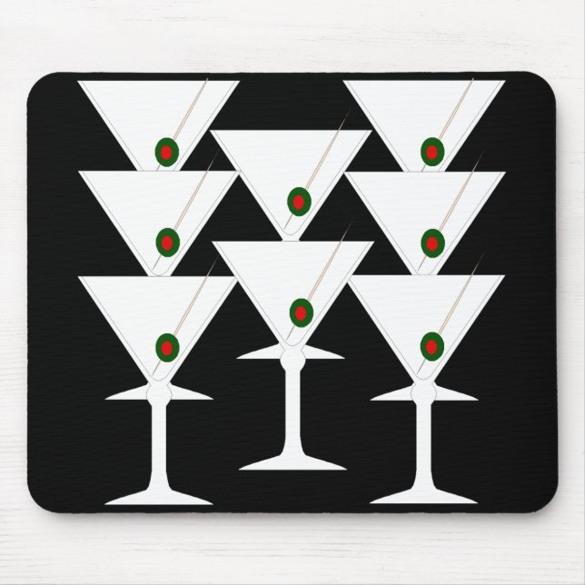 Martinis Mouse Pad Mousepad (Vorne)