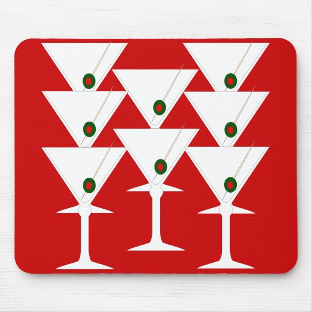 Martinis Mouse Pad Mousepad (Vorne)