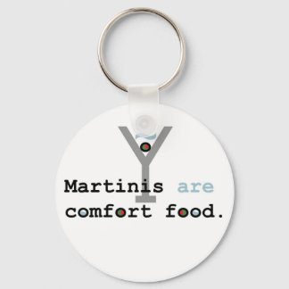 Martinis sind Comfort Food Schlüsselanhänger