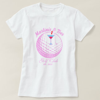 Martinis & T-Shirts Golf Shirt - Ladys Niedlich To