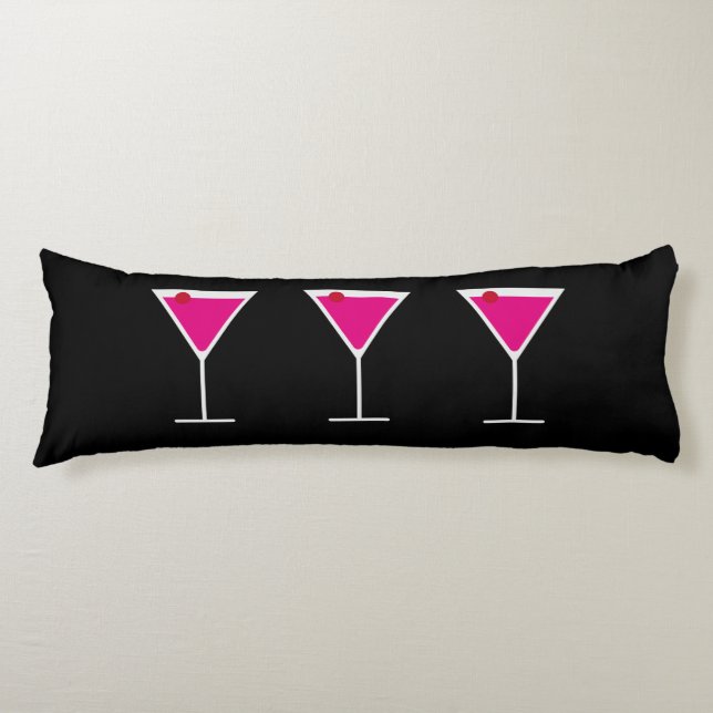 Martiniweltcocktail-Getränk-Martini-Glas Seitenschläferkissen (Vorderseite)