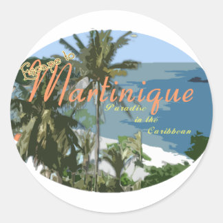 Martinque Runder Aufkleber