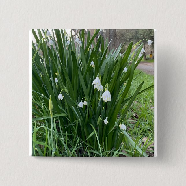 Mărțișor - Ghiocei Button (Vorderseite)