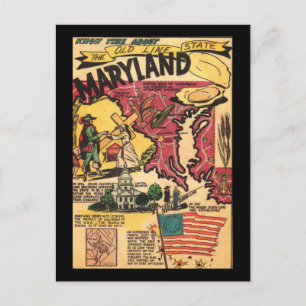 Martland Der alte Linienstaat Postkarte