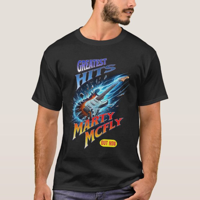 MARTY MCFLY GREATEST HITS T-Shirt (Vorderseite)