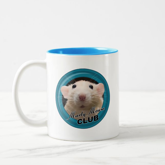 Marty Mouse Club Tasse - Logo (Links)