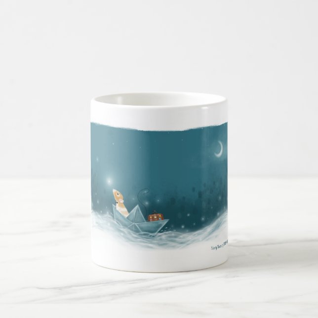 Marty Sails auf Adventure in seiner Imagination Kaffeetasse (Mittel)