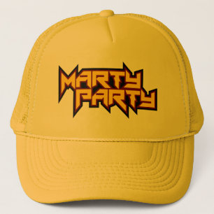 MARTyPARTy gelbe Fernlastfahrer-Kappe 3 Truckerkappe