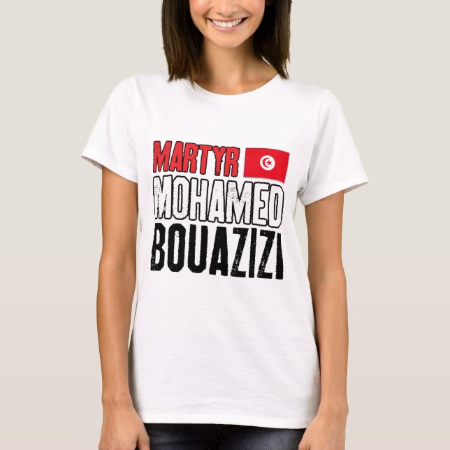 Märtyrer Mohamed Bouazizi T-Shirt (Vorderseite)