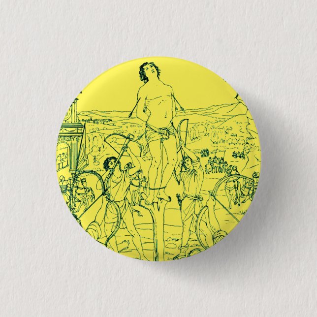 Märtyrertod des heiligen Sebastian Button (Vorderseite)
