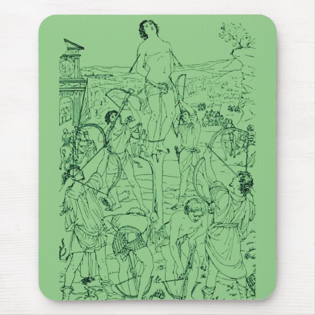 Märtyrertod St. Sebastian Mousepad (Vorne)