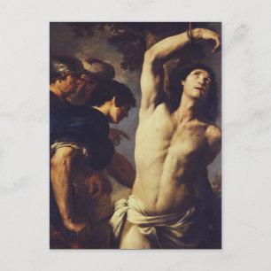 Märtyrertod St. Sebastian von Andrea Vaccaro Postkarte