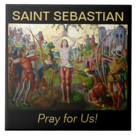 Märtyrertod von St. Sebastian (M 013) Fliese
