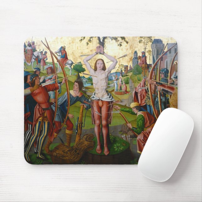 Märtyrertod von St. Sebastian (M 013) Mousepad (Mit Mouse)