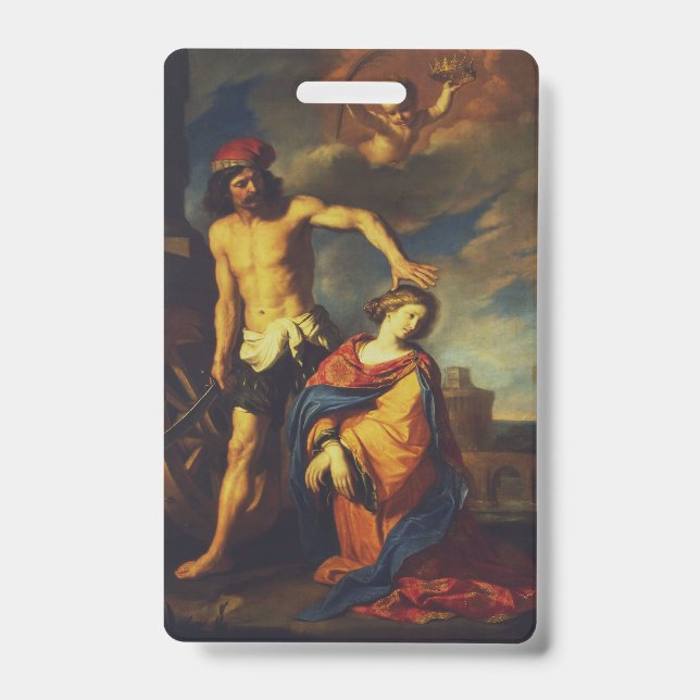 Martyrium der Heiligen Catherine Ausweis (Vorderseite)
