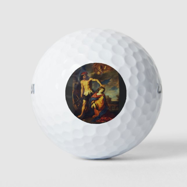 Martyrium der Heiligen Catherine Golfball (Vorderseite)