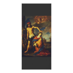 Martyrium der Heiligen Catherine Werbekarte