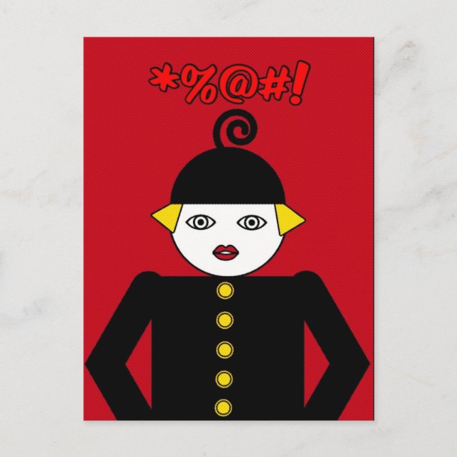 Martzkin Pop Art Postcard © 2012 M. Martz Postkarte (Vorderseite)