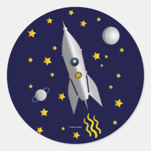 Martzkins In Outer Space Stickers © 2012 M. Martz