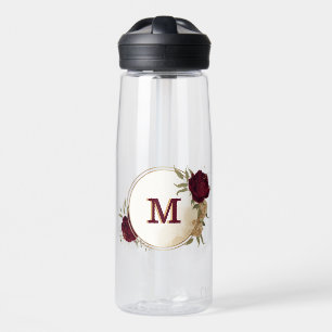 Marungrün beige gold botanisch trinkflasche