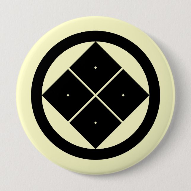 Maruni sumitate yotsume, Japan Button (Vorderseite)