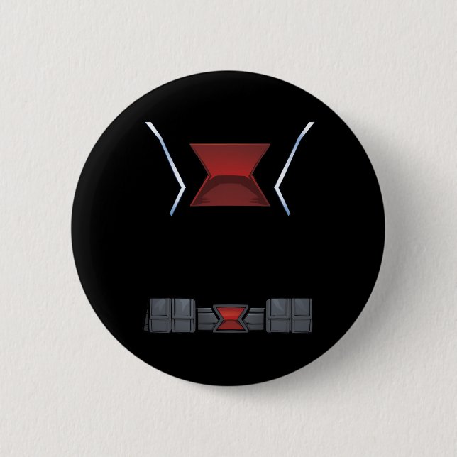 Marvel Avengers Clic Halloween Black Widow-Kostüm Button (Vorderseite)