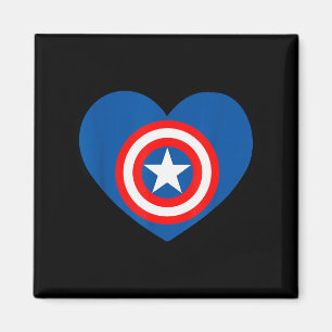 Marvel Captain America Avengers Herz Liebe Valenti Magnet