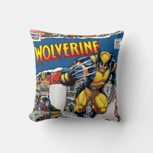 marvel comics Wolverine Coussin de Décoration