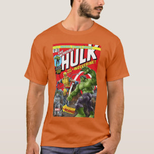 Marvel Legends Series Hulk und Wolverine Comic-Cov T-Shirt