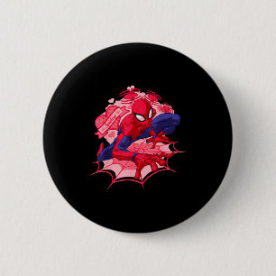 Marvel Spider-man Hearts Valentinstag  Button