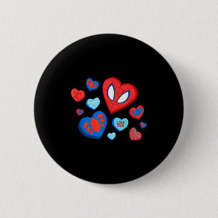 Marvel Spider-man Spidey Herzen Valentinstag  Button