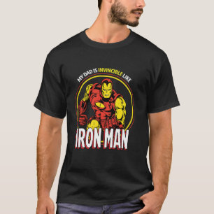 Marvel Vater ist unüberwindbar wie Iron Man Vater' T-Shirt