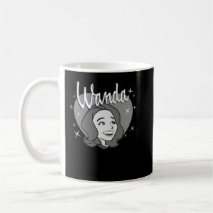 Marvel WandaVision Wanda Maximoff Heart Retro 60er Kaffeetasse