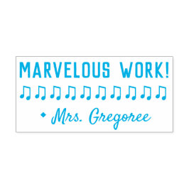 "MARVELOUS ARBEIT!" Bestätigung Rubber-Briefmarke Permastempel