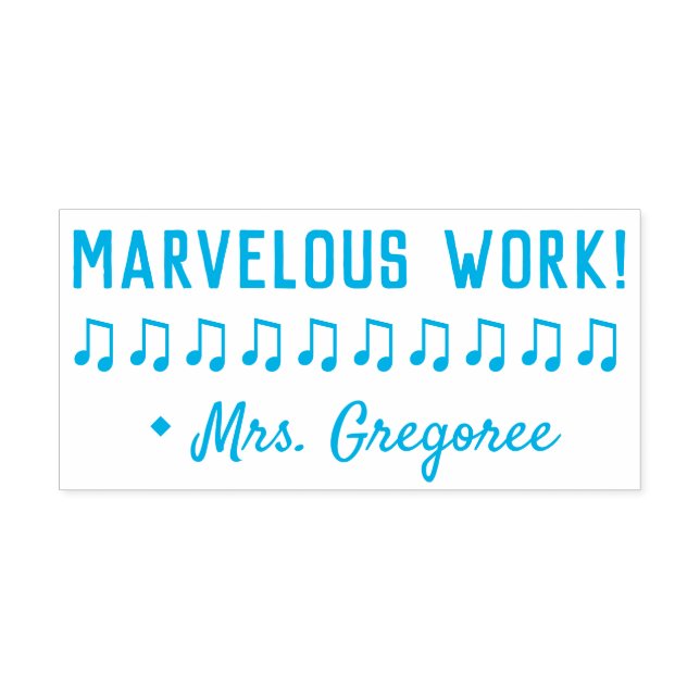 "MARVELOUS ARBEIT!" Bestätigung Rubber-Briefmarke Permastempel (Design)