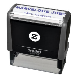 "MARVELOUS JOB!" Bestätigung Rubber-Briefmarke Permastempel