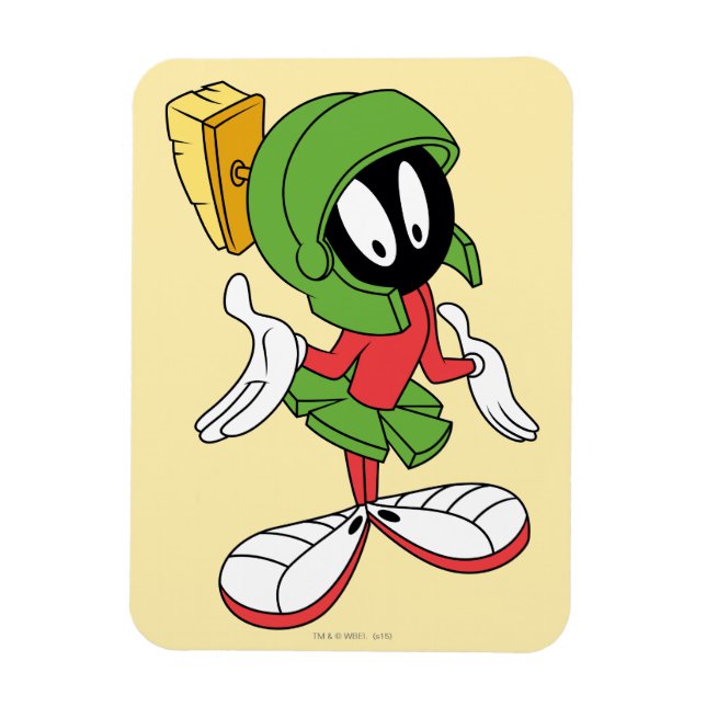 MARVIN DER MARTIAN™ Shrug Magnet (Vertikal)