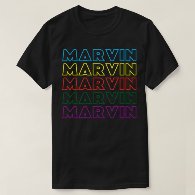 Marvin Gaye Typografie Design T-Shirt (Design vorne)