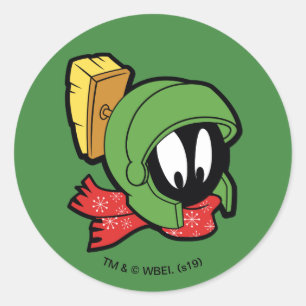 MARVIN MARTIAN™ "Outta This World" Urlaub Runder Aufkleber