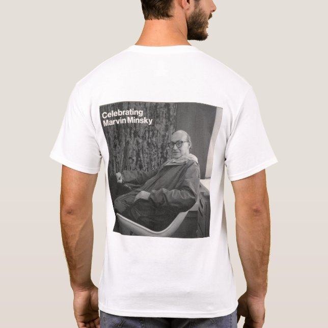 Marvin Minsky feiern T-Shirt (Rückseite)