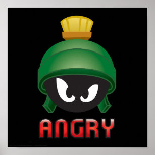 MARVIN THE MARTIAN™ Angry Emoji Poster