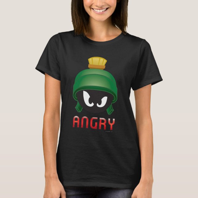 MARVIN THE MARTIAN™ Angry Emoji T-Shirt (Vorderseite)