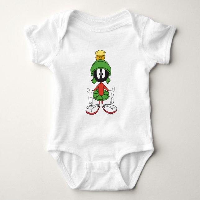 MARVIN THE MARTIAN™ Arms Open Baby Strampler (Vorderseite)