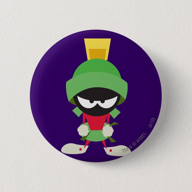 MARVIN THE MARTIAN™ bereit zum Angriff Button (Vorderseite)