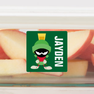 MARVIN THE MARTIAN™ bereit zum Angriff   Name hinz Etiketten
